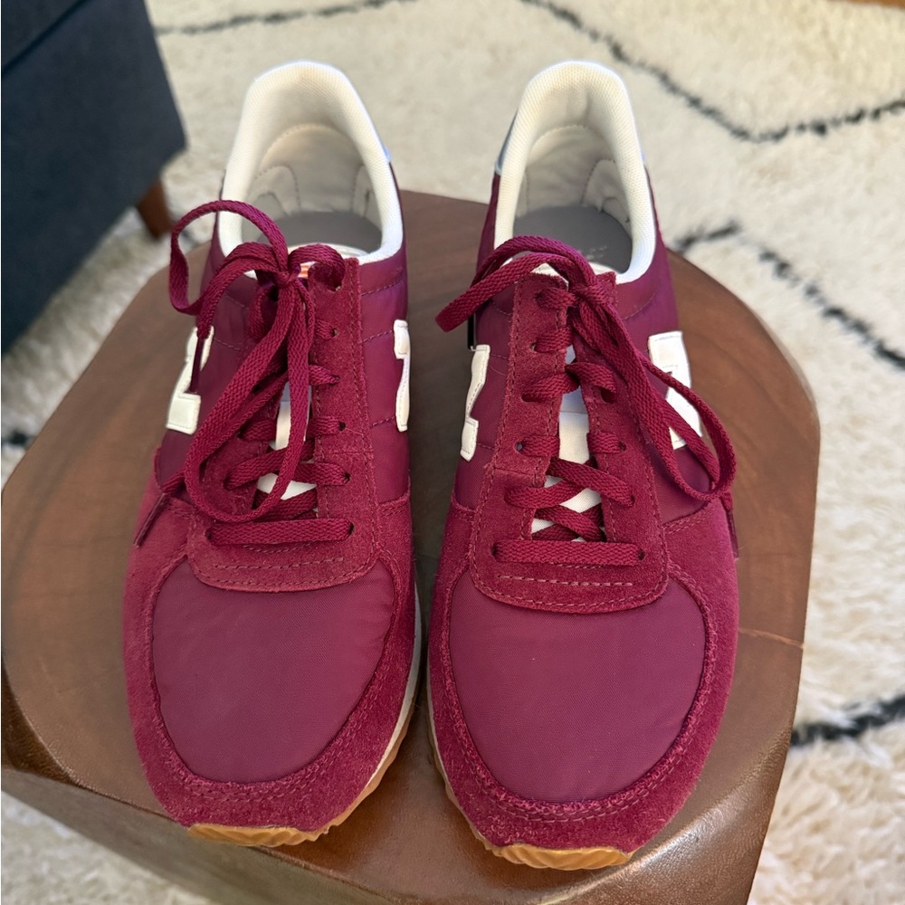 Women's New Balance Burgundy Sneakers